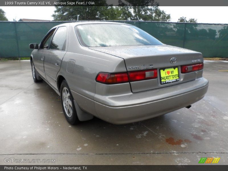 Antique Sage Pearl / Oak 1999 Toyota Camry XLE V6