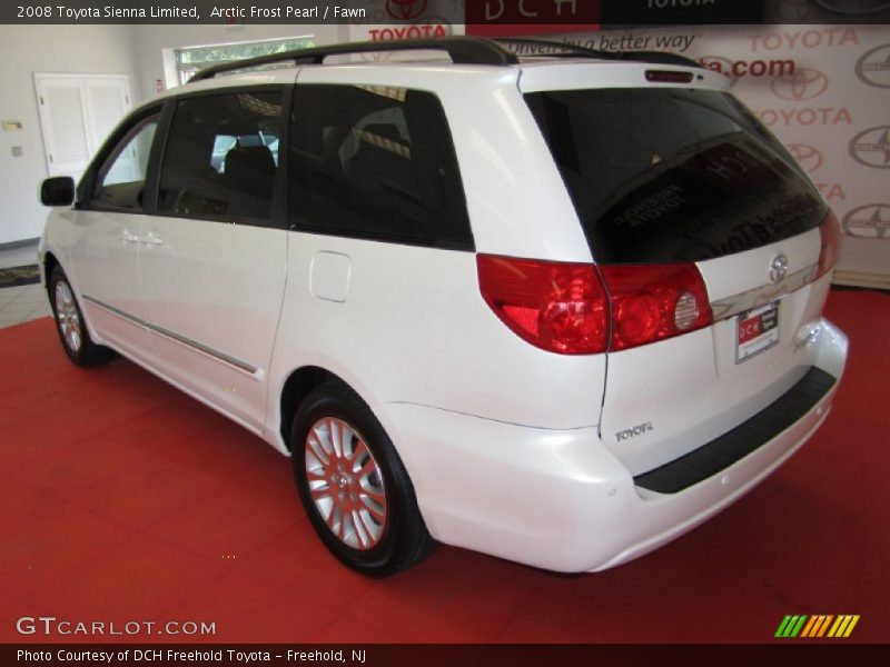 Arctic Frost Pearl / Fawn 2008 Toyota Sienna Limited