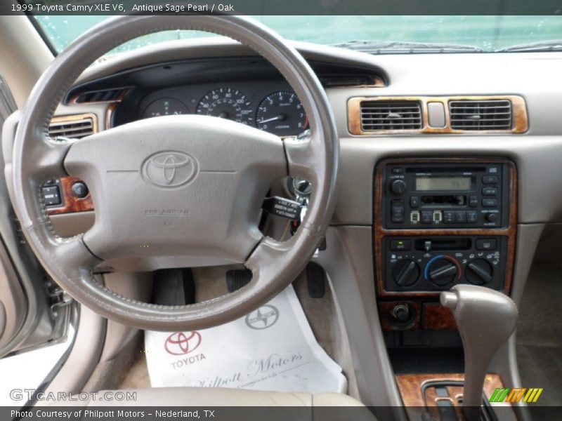 Antique Sage Pearl / Oak 1999 Toyota Camry XLE V6