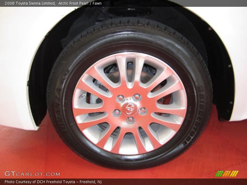Arctic Frost Pearl / Fawn 2008 Toyota Sienna Limited
