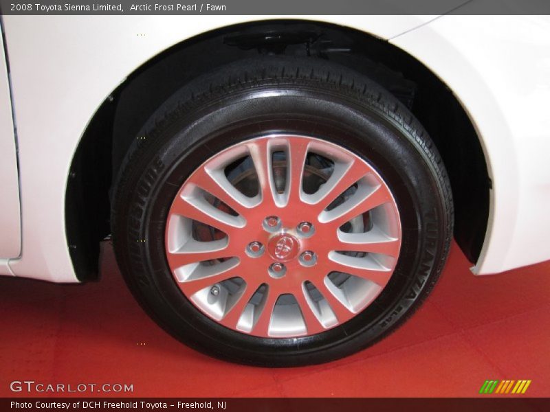 Arctic Frost Pearl / Fawn 2008 Toyota Sienna Limited