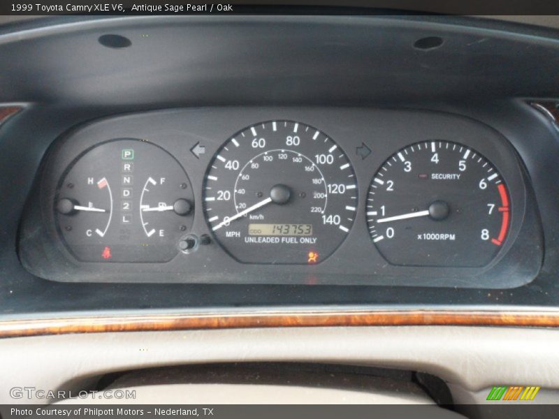  1999 Camry XLE V6 XLE V6 Gauges