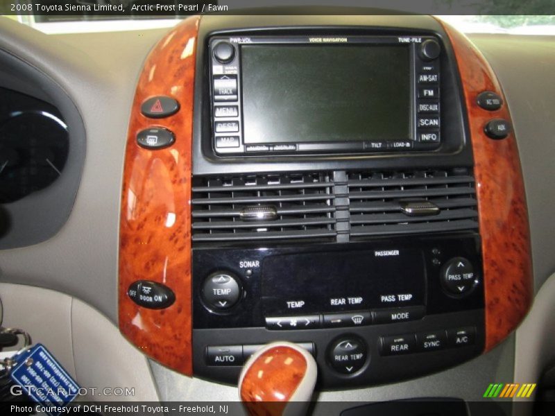 Arctic Frost Pearl / Fawn 2008 Toyota Sienna Limited