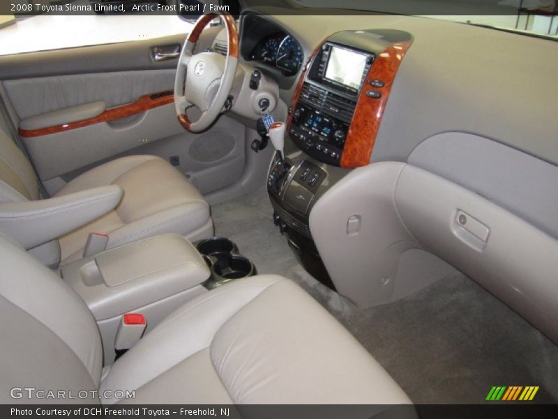 Arctic Frost Pearl / Fawn 2008 Toyota Sienna Limited
