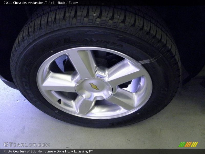 Black / Ebony 2011 Chevrolet Avalanche LT 4x4