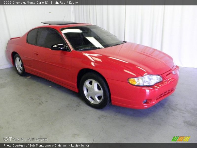 Bright Red / Ebony 2002 Chevrolet Monte Carlo SS