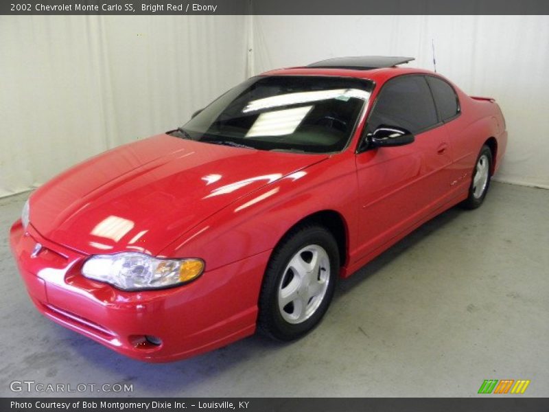 Bright Red / Ebony 2002 Chevrolet Monte Carlo SS
