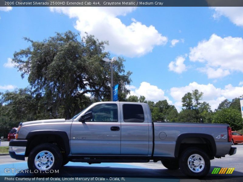 Graystone Metallic / Medium Gray 2006 Chevrolet Silverado 2500HD Extended Cab 4x4