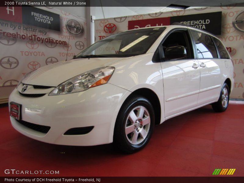 Natural White / Stone 2008 Toyota Sienna LE