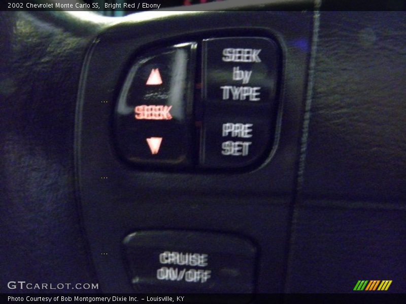 Bright Red / Ebony 2002 Chevrolet Monte Carlo SS