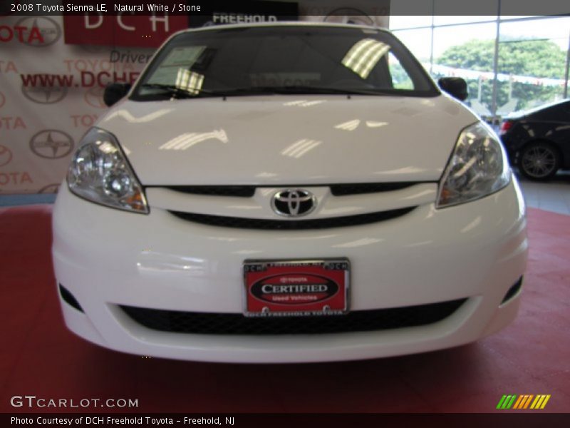 Natural White / Stone 2008 Toyota Sienna LE