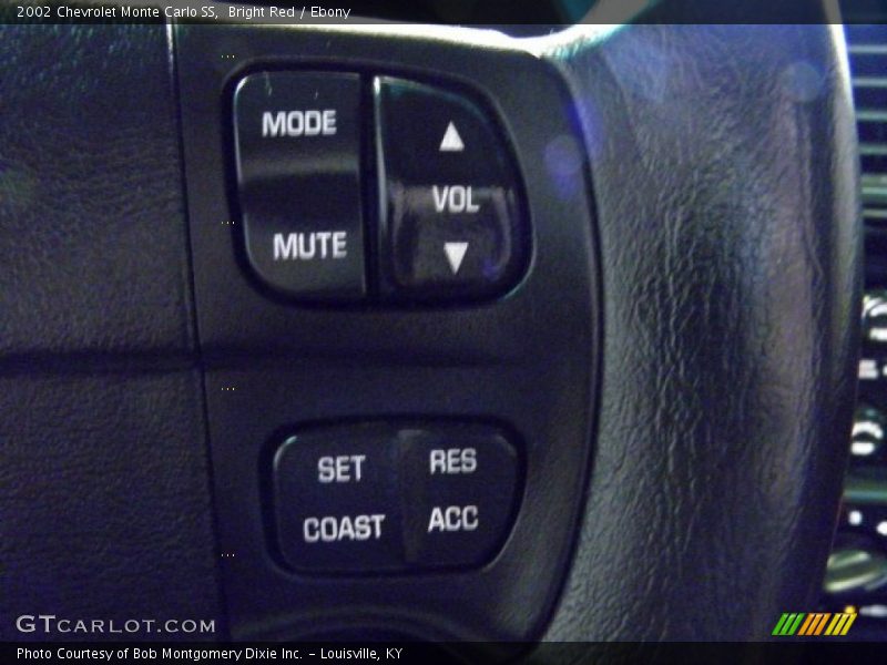 Bright Red / Ebony 2002 Chevrolet Monte Carlo SS