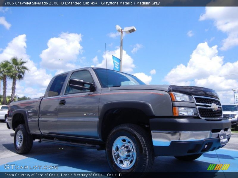 Graystone Metallic / Medium Gray 2006 Chevrolet Silverado 2500HD Extended Cab 4x4