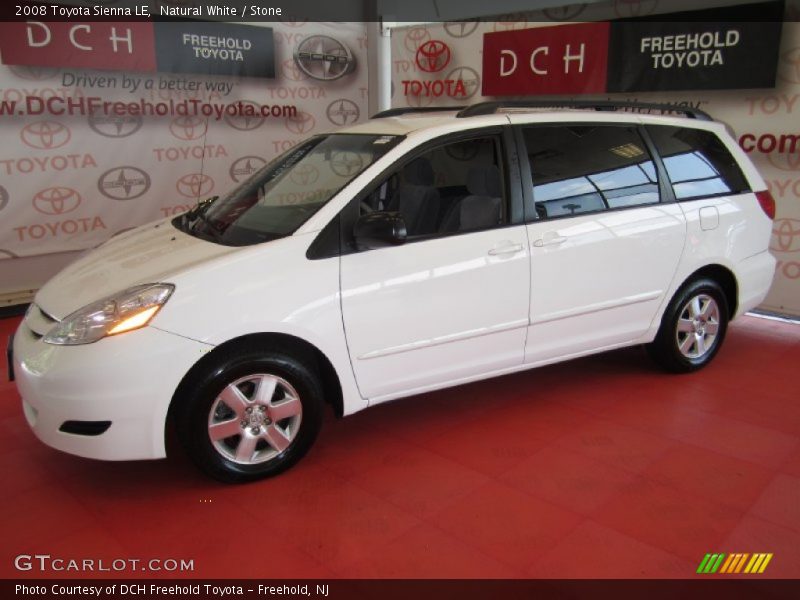 Natural White / Stone 2008 Toyota Sienna LE