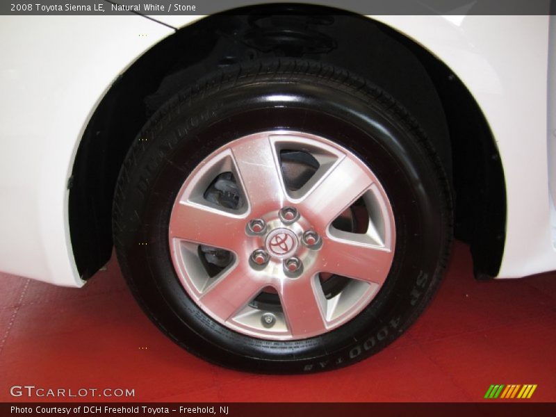 Natural White / Stone 2008 Toyota Sienna LE