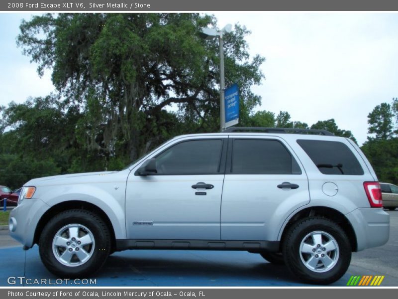 Silver Metallic / Stone 2008 Ford Escape XLT V6