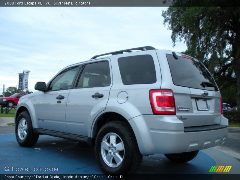 Silver Metallic / Stone 2008 Ford Escape XLT V6