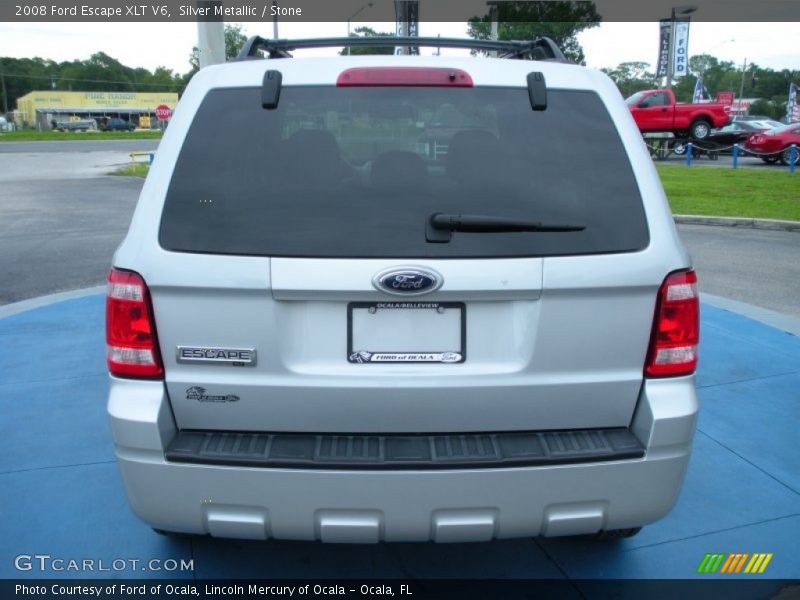 Silver Metallic / Stone 2008 Ford Escape XLT V6