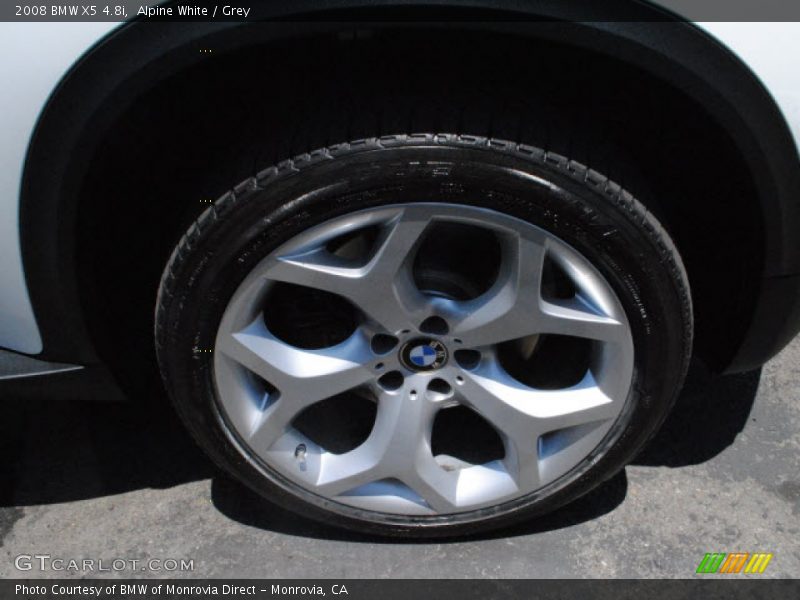 Alpine White / Grey 2008 BMW X5 4.8i