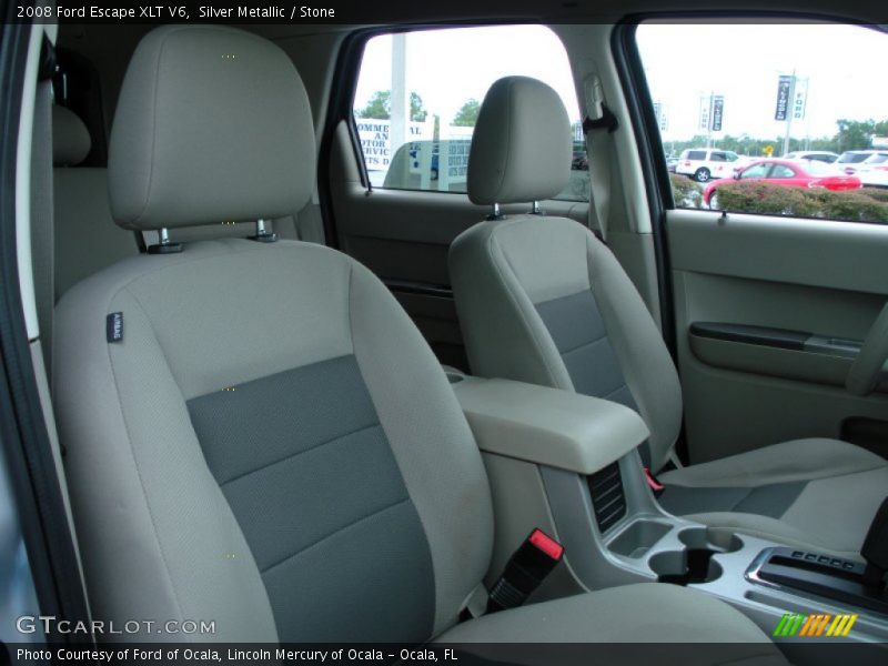 Silver Metallic / Stone 2008 Ford Escape XLT V6