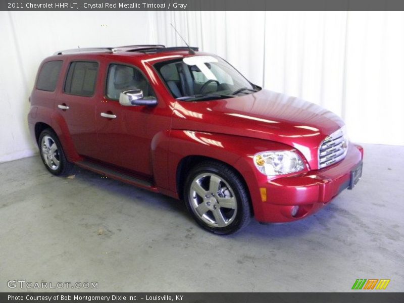 Crystal Red Metallic Tintcoat / Gray 2011 Chevrolet HHR LT
