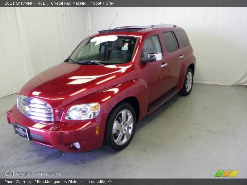 Crystal Red Metallic Tintcoat / Gray 2011 Chevrolet HHR LT