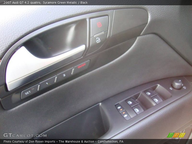 Sycamore Green Metallic / Black 2007 Audi Q7 4.2 quattro