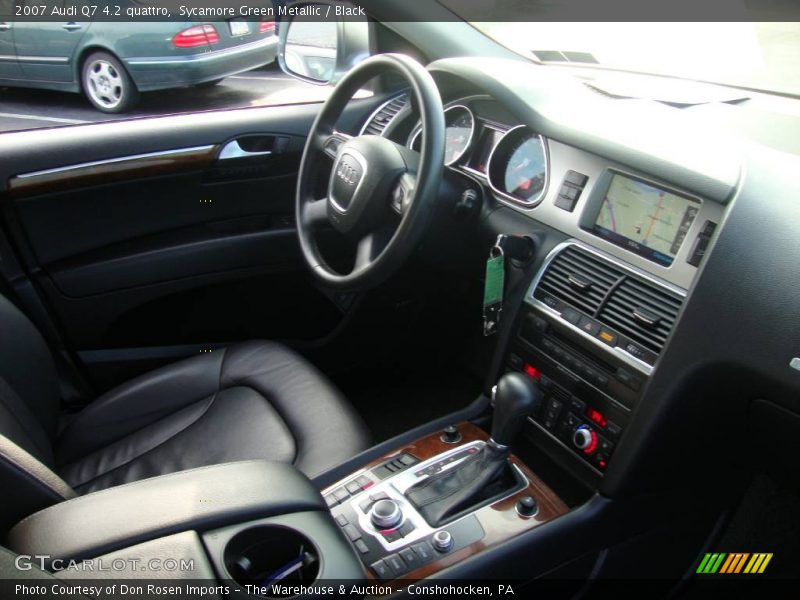 Sycamore Green Metallic / Black 2007 Audi Q7 4.2 quattro