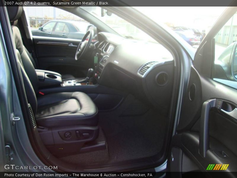 Sycamore Green Metallic / Black 2007 Audi Q7 4.2 quattro