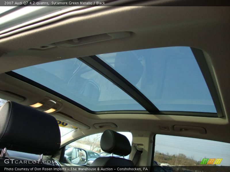 Sycamore Green Metallic / Black 2007 Audi Q7 4.2 quattro