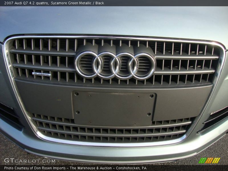 Sycamore Green Metallic / Black 2007 Audi Q7 4.2 quattro