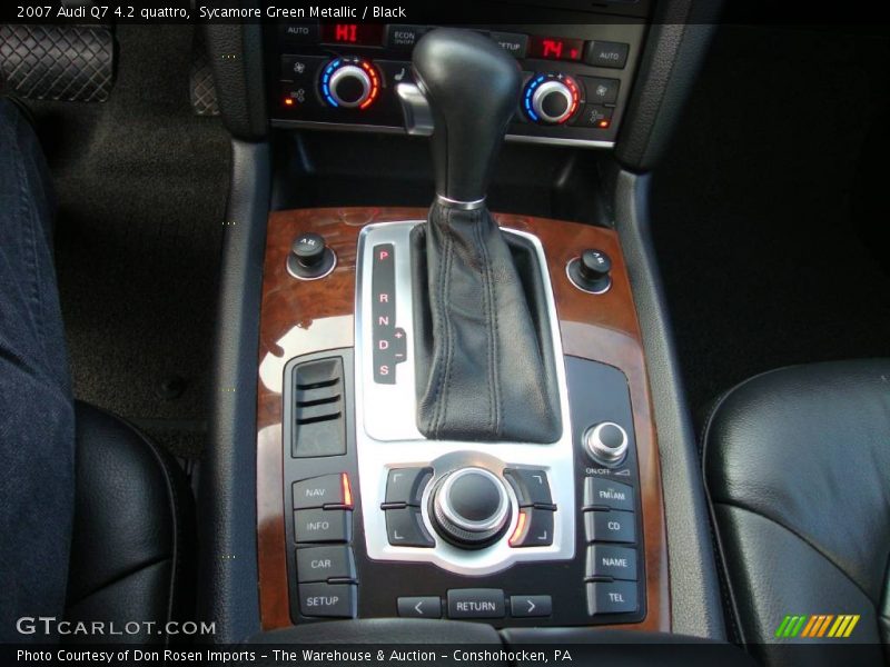 Sycamore Green Metallic / Black 2007 Audi Q7 4.2 quattro