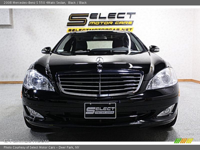 Black / Black 2008 Mercedes-Benz S 550 4Matic Sedan