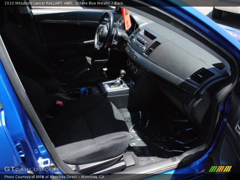 Octane Blue Metallic / Black 2010 Mitsubishi Lancer RALLIART AWD