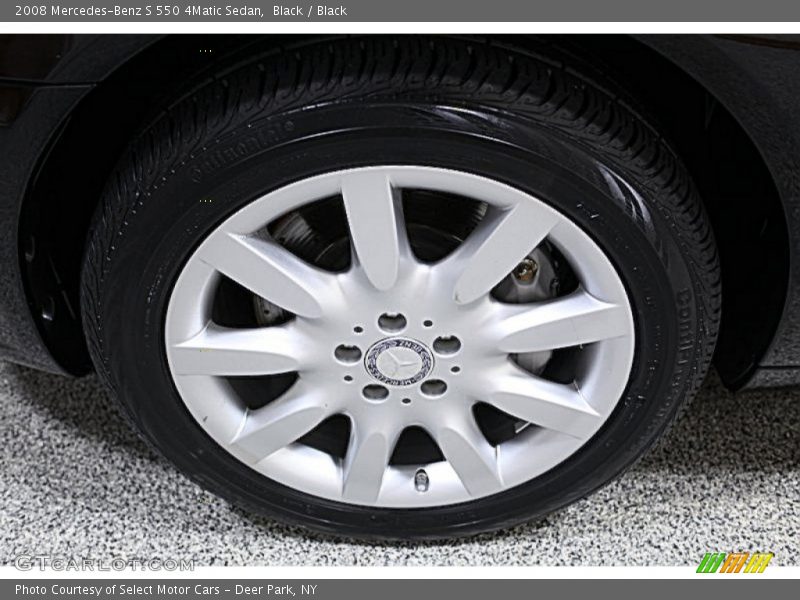 Black / Black 2008 Mercedes-Benz S 550 4Matic Sedan