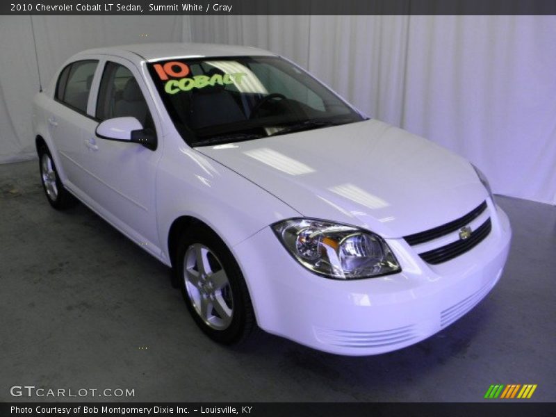 Summit White / Gray 2010 Chevrolet Cobalt LT Sedan