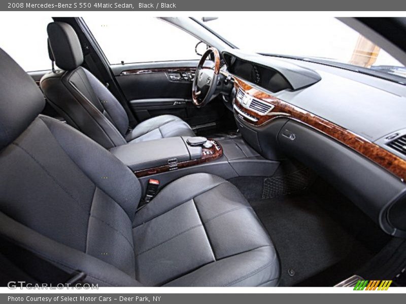 Black / Black 2008 Mercedes-Benz S 550 4Matic Sedan
