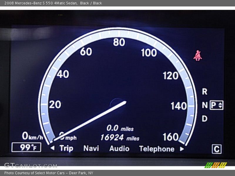 Black / Black 2008 Mercedes-Benz S 550 4Matic Sedan