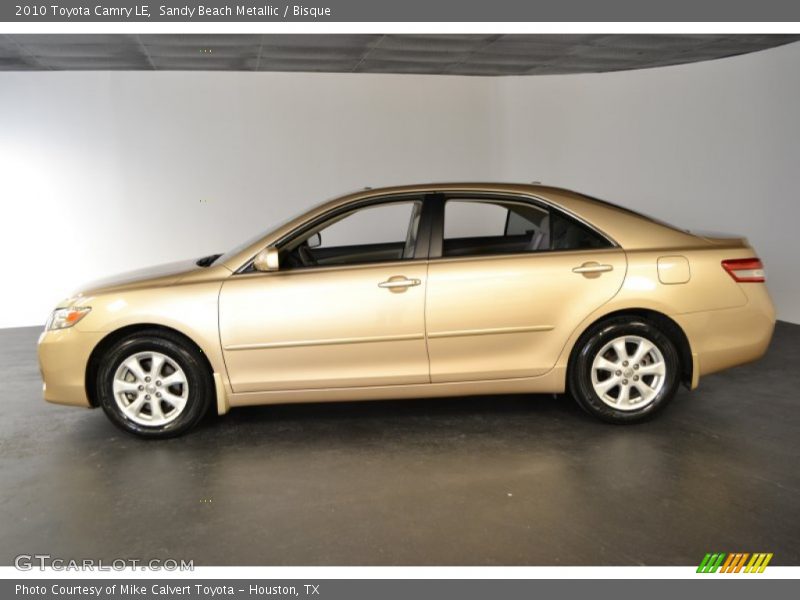 Sandy Beach Metallic / Bisque 2010 Toyota Camry LE
