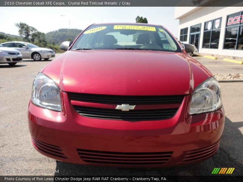 Crystal Red Tintcoat Metallic / Gray 2010 Chevrolet Cobalt XFE Coupe
