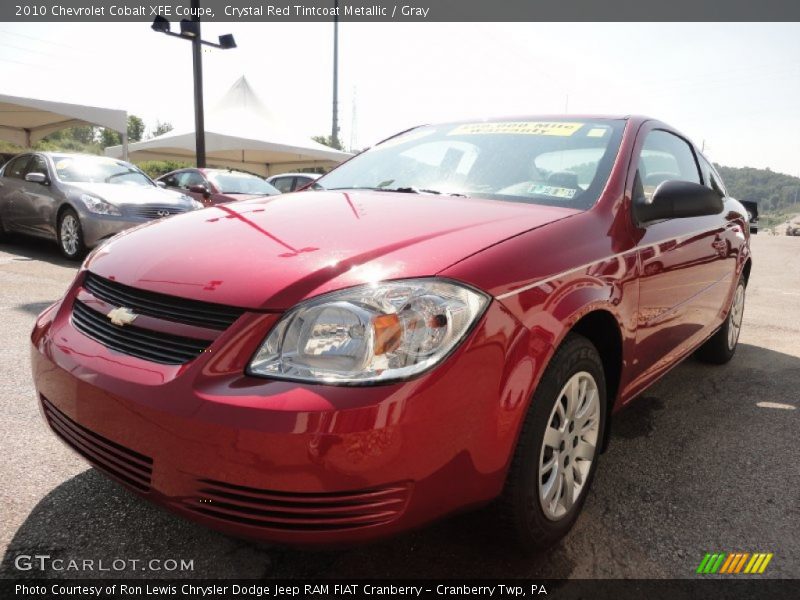 Crystal Red Tintcoat Metallic / Gray 2010 Chevrolet Cobalt XFE Coupe