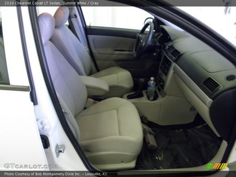 Summit White / Gray 2010 Chevrolet Cobalt LT Sedan