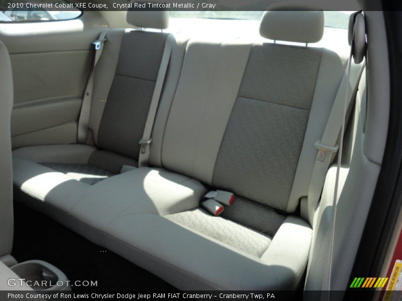  2010 Cobalt XFE Coupe Gray Interior