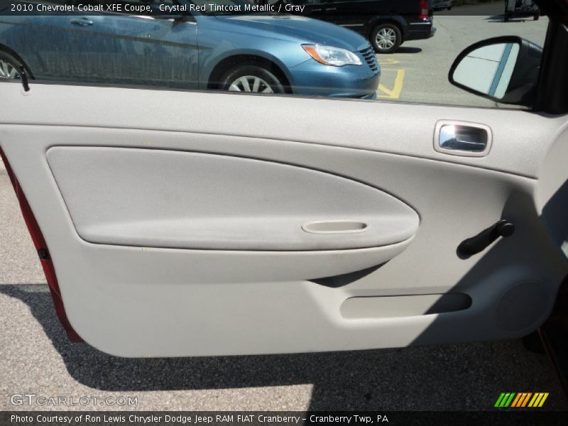 Crystal Red Tintcoat Metallic / Gray 2010 Chevrolet Cobalt XFE Coupe