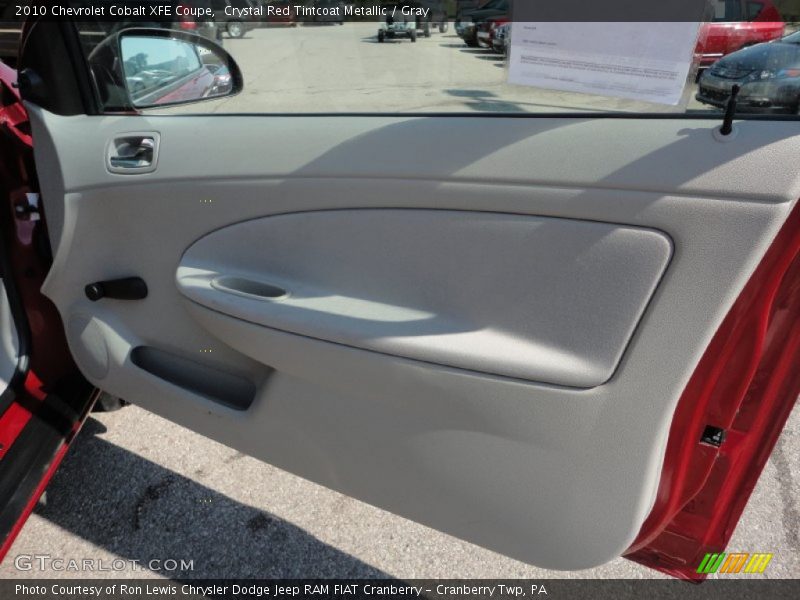 Crystal Red Tintcoat Metallic / Gray 2010 Chevrolet Cobalt XFE Coupe