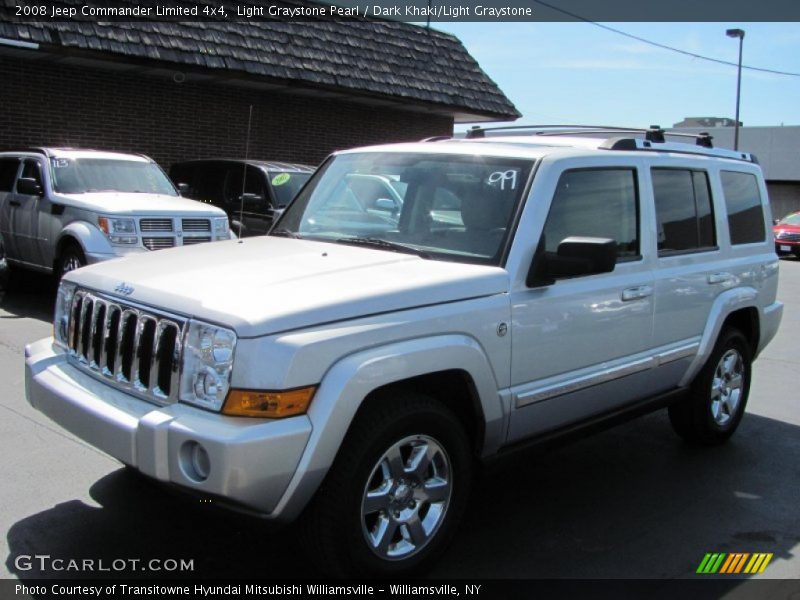 Light Graystone Pearl / Dark Khaki/Light Graystone 2008 Jeep Commander Limited 4x4