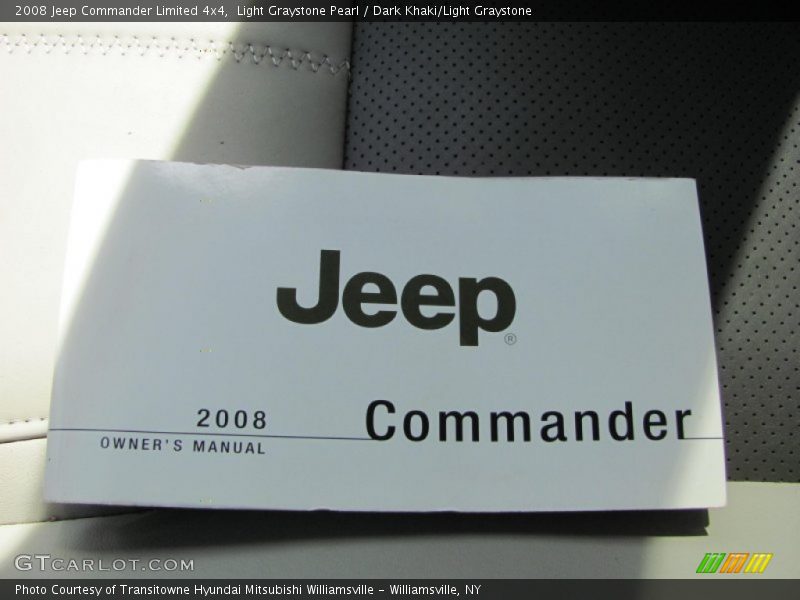 Light Graystone Pearl / Dark Khaki/Light Graystone 2008 Jeep Commander Limited 4x4