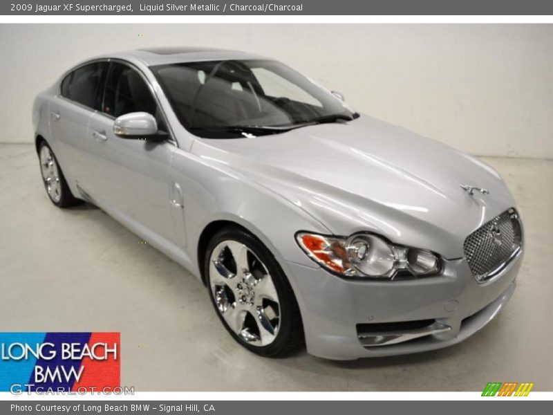 Liquid Silver Metallic / Charcoal/Charcoal 2009 Jaguar XF Supercharged