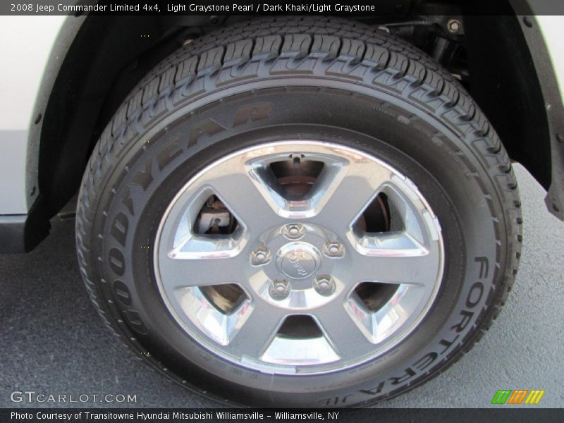 Light Graystone Pearl / Dark Khaki/Light Graystone 2008 Jeep Commander Limited 4x4