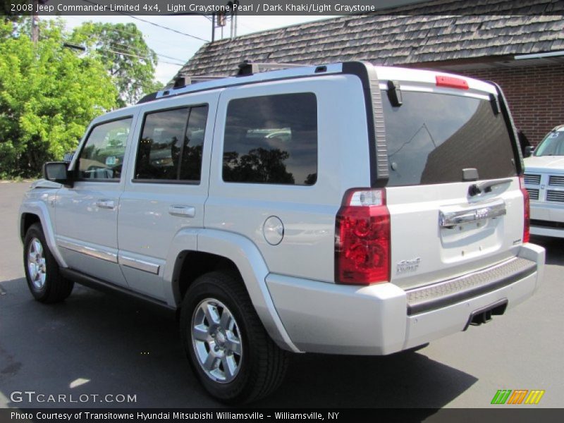 Light Graystone Pearl / Dark Khaki/Light Graystone 2008 Jeep Commander Limited 4x4